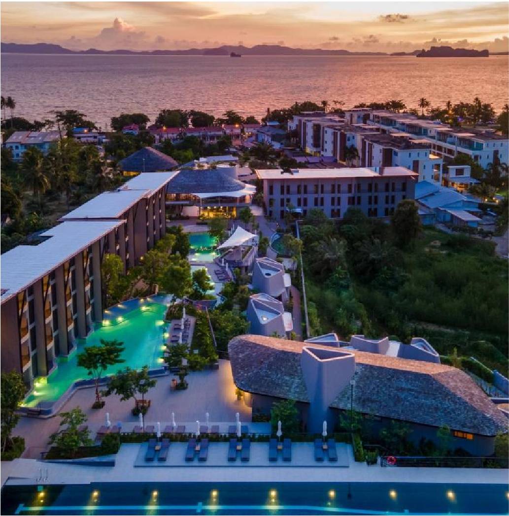 Vista aérea do Varana Hotel Krabi