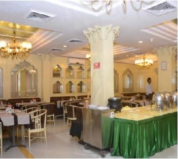 Área de alimentação do Patliputra Ashok Patna Hotel
